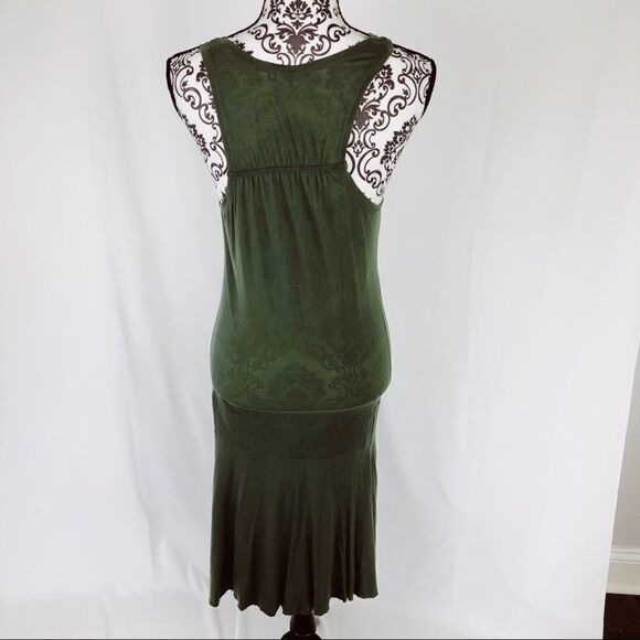 Vince Tank Fit & Flare Scoopneck Midi Dress - Picture 4 of 6